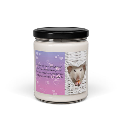 Custom Pet Memorial Candle Sceneted Soy Candles