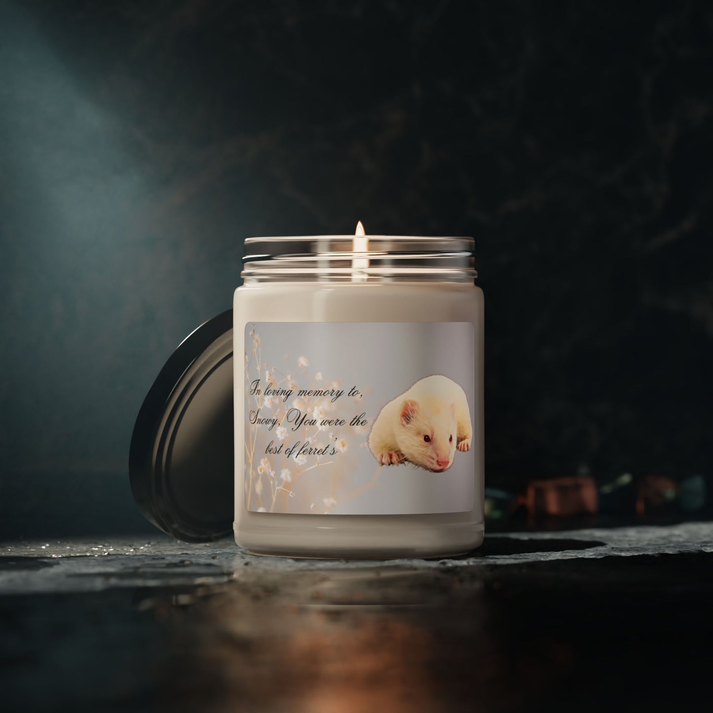 Custom Pet Memorial Candle Sceneted Soy Candles