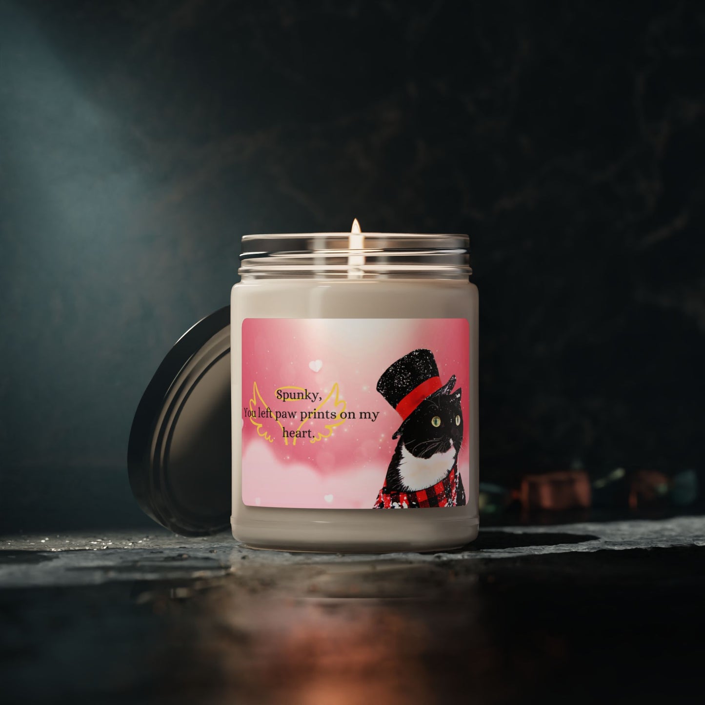 Custom Pet Memorial Candle Sceneted Soy Candles