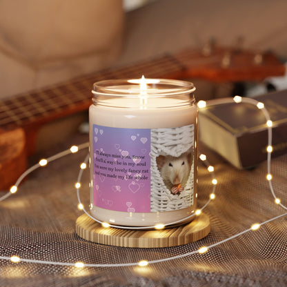 Custom Pet Memorial Candle Sceneted Soy Candles