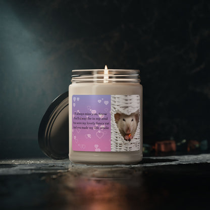 Custom Pet Memorial Candle Sceneted Soy Candles