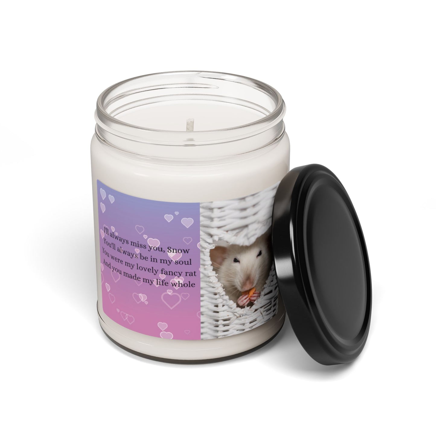 Custom Pet Memorial Candle Sceneted Soy Candles