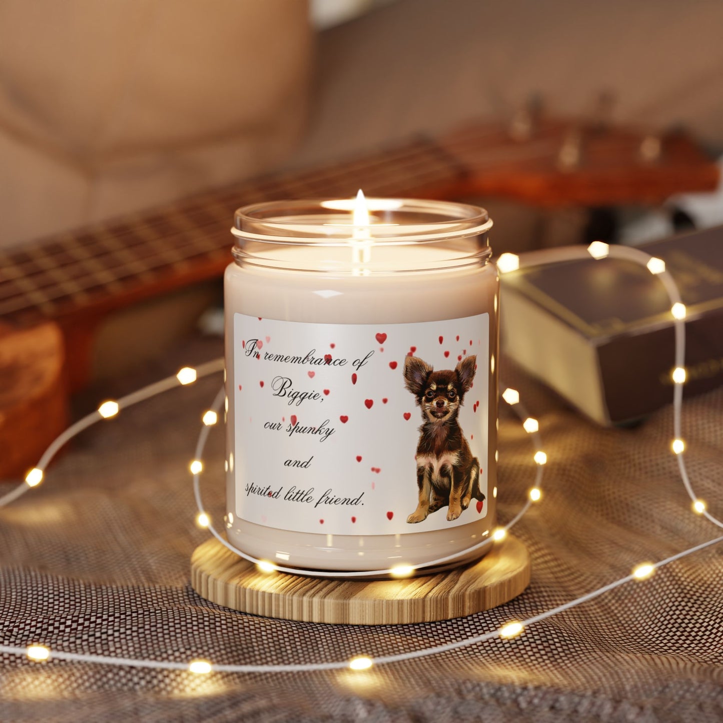 Custom Pet Memorial Candle Sceneted Soy Candles