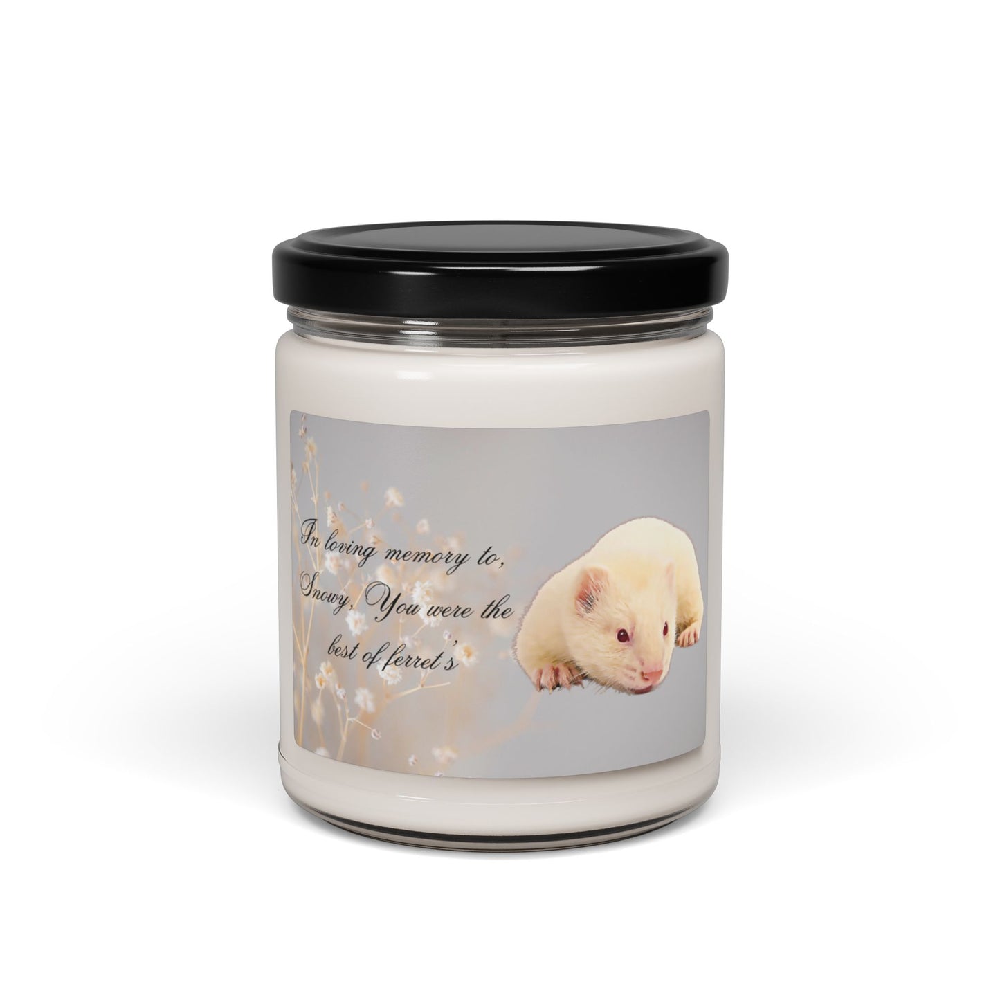 Custom Pet Memorial Candle Sceneted Soy Candles