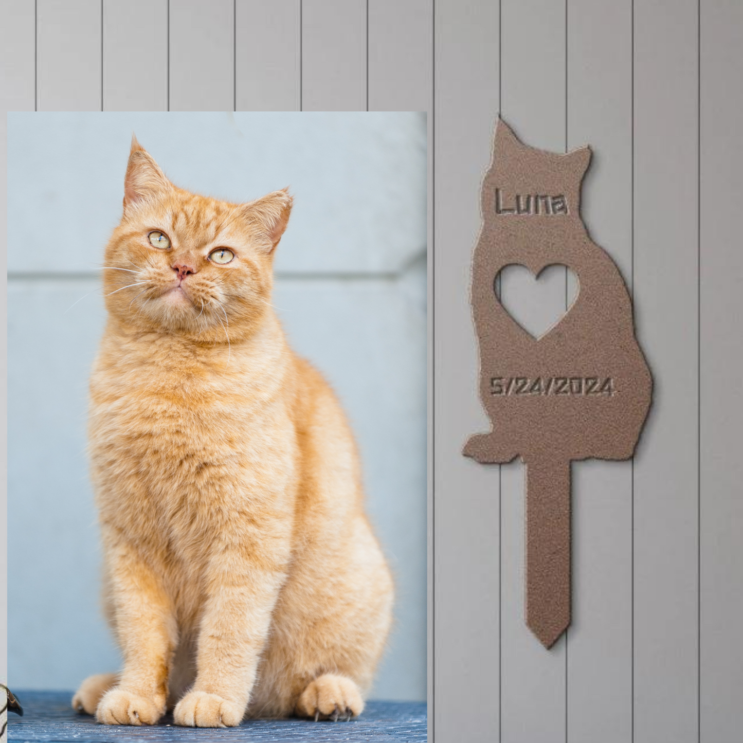 Custom Pet Remembrance Garden Stake