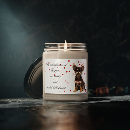 Custom Pet Memorial Candle Sceneted Soy Candles