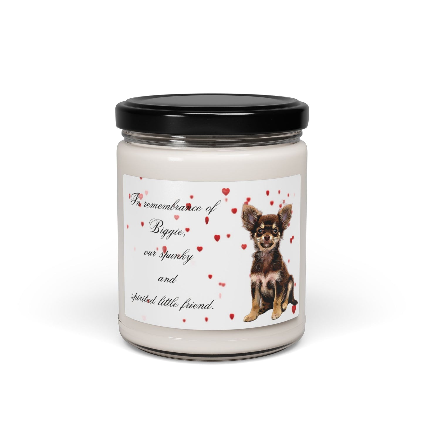 Custom Pet Memorial Candle Sceneted Soy Candles