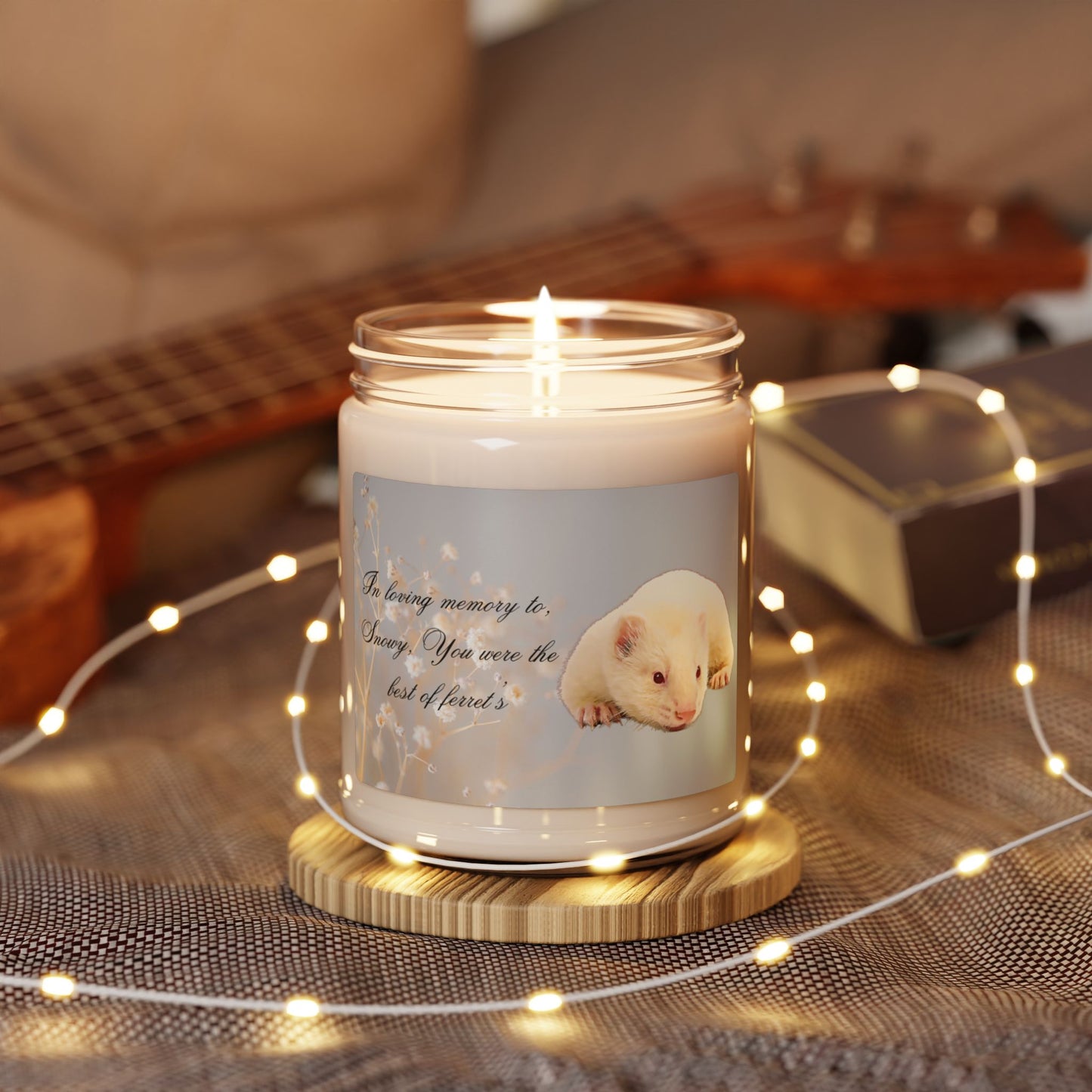 Custom Pet Memorial Candle Sceneted Soy Candles