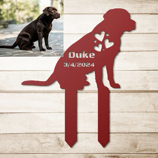 Custom Pet Remembrance Garden Stake